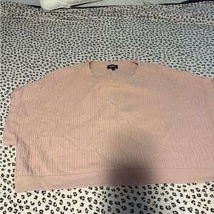 Express Soft Pink Knit Top